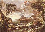 Landscape with St Augustine and the Mystery by Gaspard Dughet